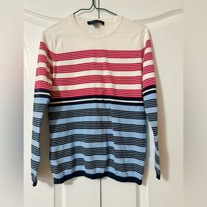 Tommy Hilfiger Striped Sweater in Red, Blue, and white Size S